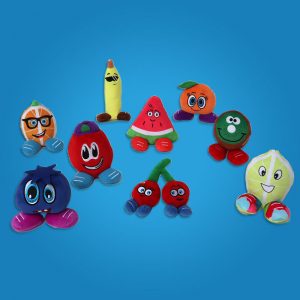 9 Lil' Fruityz Plush Toys